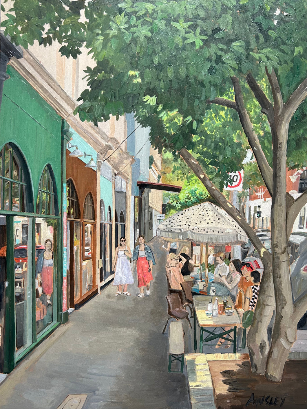 On Gertrude street