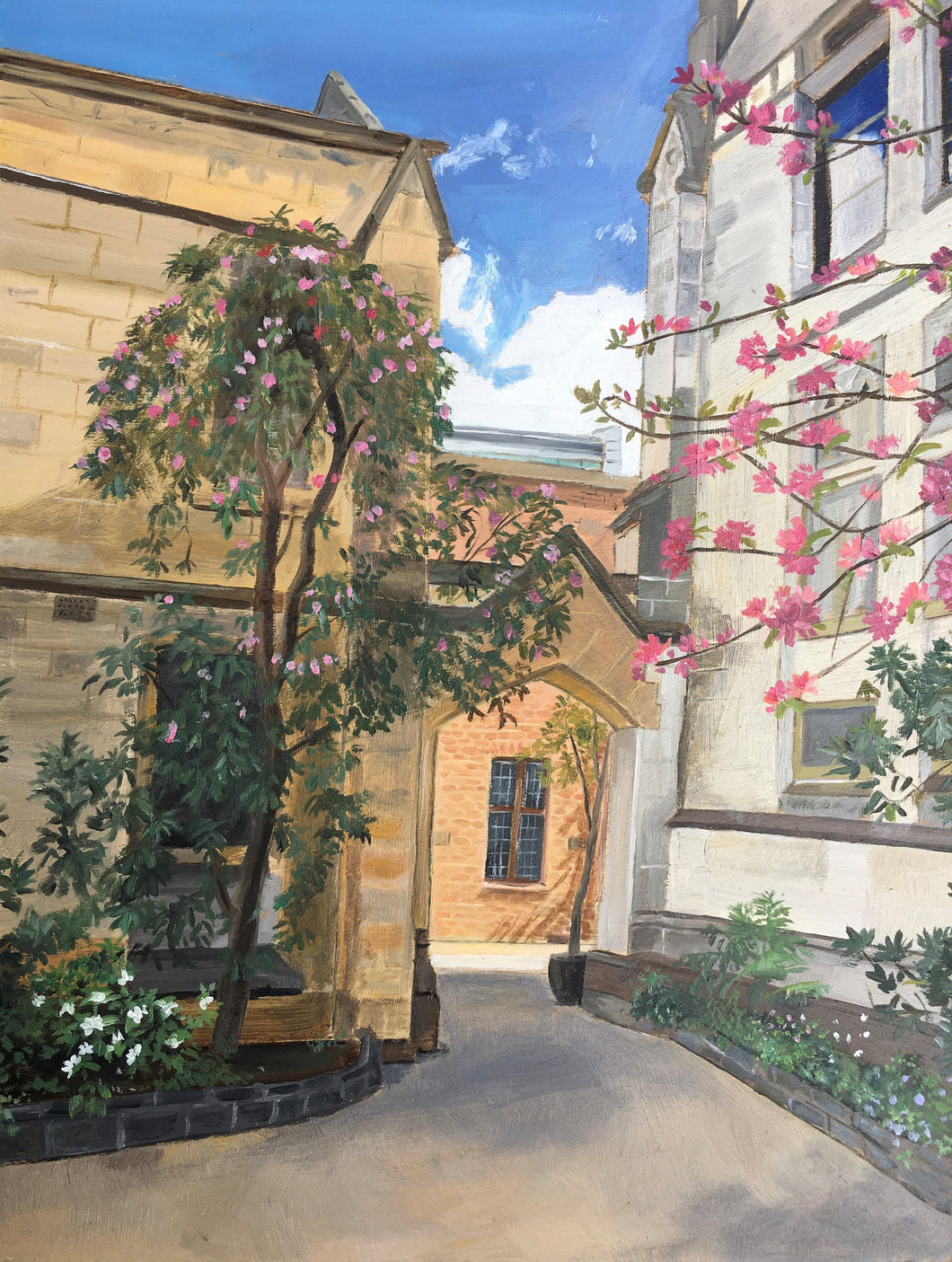 Cussonia court, early spring - Limited edition print