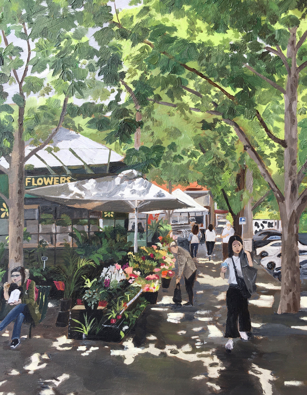 The Vic market, early summer - Limited edition print
